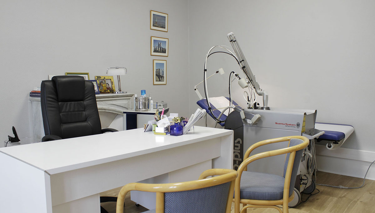 Bureau du Dr Chantal Gauch à Cannes